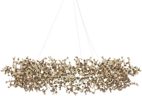 Подвесная люстра Loft It Spark 10101/1000 Gold (220V, на тросе, лепестки)