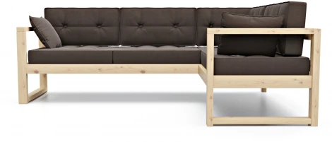 Диван Arsko Астер У сосна каменный велюр