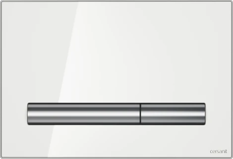 Кнопка смыва Cersanit Pilot P-BU-PIL/Whg/Gl белая