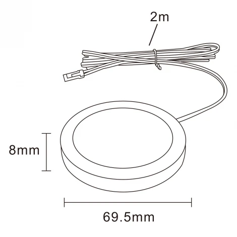 Светильник накладной мебельный 12V Lightstar Mobiled 036340