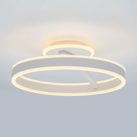 Потолочная люстра на штанге Citilux Дуэт CL719740 (регулировка яркости, LED, 220V, пульт управления, кольцо)