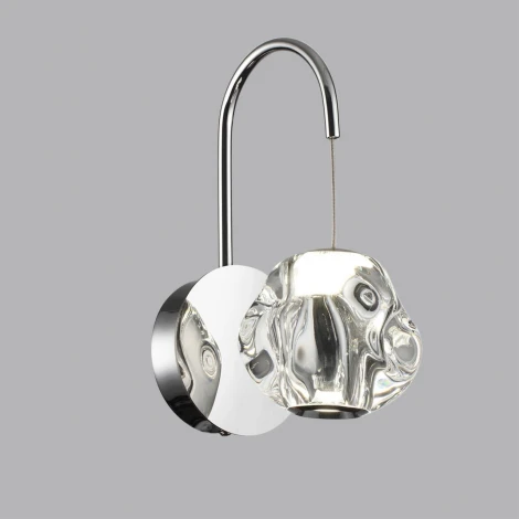Бра Odeon Light Jemstone 5084/5WL хром/прозрачный/металл/акрил LED 5W 4000K 250Лм (220V, шарики)