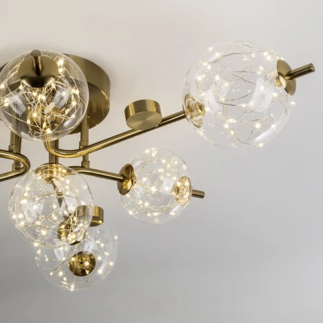 Потолочная люстра светодиодная на штанге с регулировкой цветовой температуры Modelux MODELUX ML.6090.7