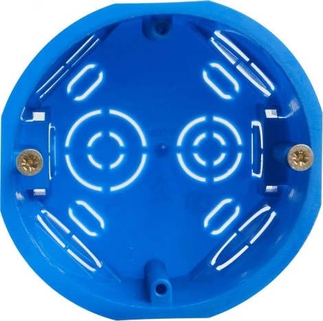 Подрозетник синий Stekker 39854