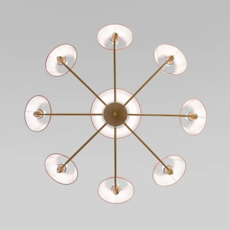 Подвесная люстра Eurosvet Milos 60154 латунь (220V, на цепи)