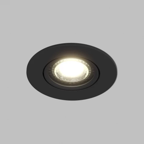 Встраиваемый точечный светильник Denkirs DK3020-BK (220V, круглые)