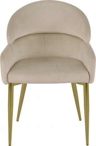 Стул обеденный Берклей D-1202D, бежевый/золото IST-CASA