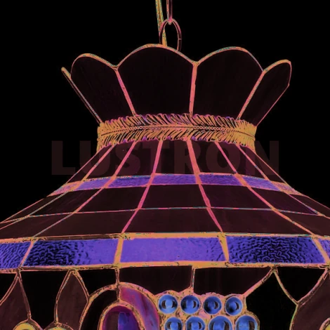 Подвесной светильник Omnilux Alenquer OML-80313-03 (220V, на цепи, виноград)