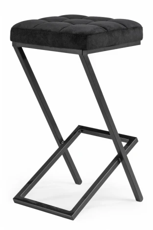 Полубарный стул Woodville Амаури катания блэк / черный матовый 507430