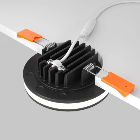 Встраиваемый светильник Phanton 4000K 1x12Вт 120° LED Maytoni Technical DL303-L12B4K (220V)