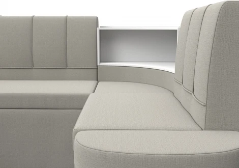 Диван кухонный П-образный Тефида Лига Диванов (Рогожка) арт.125850