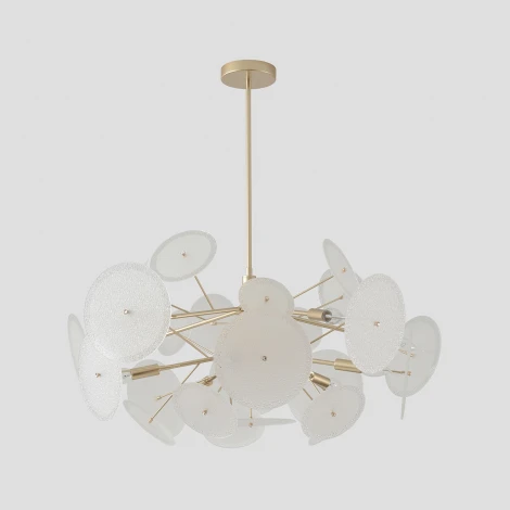 Потолочная люстра на штанге Crystal Lux DANDELION SP10 GOLD