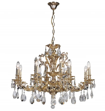 Подвесная люстра Dio D'Arte Soprano E 1.1.12.600 CG (220V, хрусталь, на цепи, подсвечник, свеча)