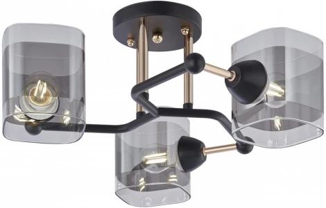 Потолочная люстра на штанге Arte Milano AMALFI 324308/3 BK+FG (220V)