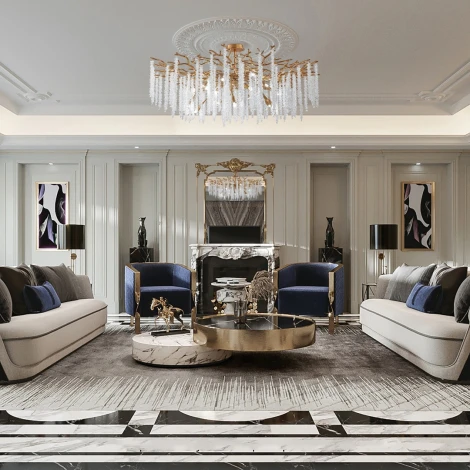 Потолочная люстра хрустальная на штанге Arte Milano Milano-1 23111.1200.18.G9.A IB (220V)