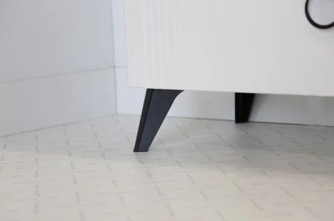 Ева Тумба прикроватная Mebelson (ЛДСП,МДФ,ПВХ,Пластик/Светлое дерево,Белый) арт.TE-01.3101