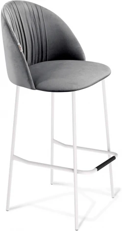 Стул барный SHT-ST35-1/S29 угольно-серый/белый муар Sheffilton 3514032104