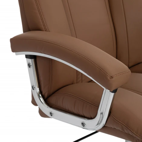 Кресло Траст Люкс/Trust Lux экокожа LUX Classic 18-24, коричневый Tetchair 25697