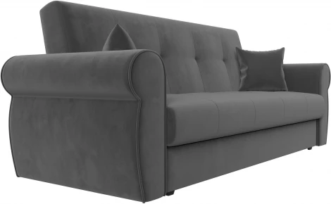 Диван-книжка Лига-019 (Серый/Велюр) Лига Диванов арт.118343