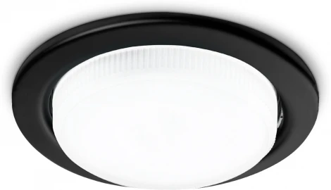 Точечный встраиваемый светильник Ambrella Standard Spot G101 BK (220V, круглые)