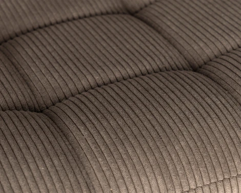 Стул барный DOBRIN KRUGER ARM BLACK (какао вельвет (LAR-E2041-05))