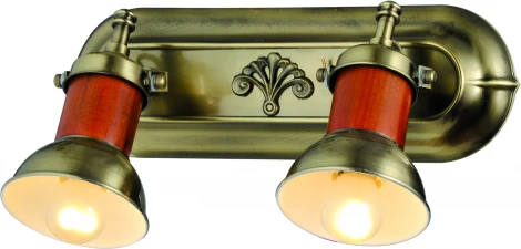 Спот N-Light 821 821-02-01 красное дерево+бронза