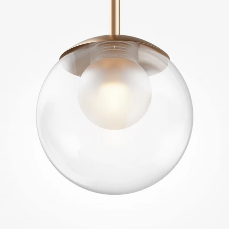 Подвесной светильник Maytoni Basic form MOD521PL-01G1 (220V, на проводе, шар)