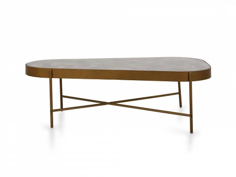 Стол журнальный Ricko ОГОГО 632081 (бронзовый, серый)