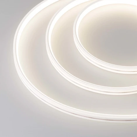 Светодиодная лента герметичная МУНLIGHT-TOP-X320-11x7mm 24V Warm2700 (10 W/m, IP65, CSP, 5m, wire x2) (Arlight, Силикон) 039445