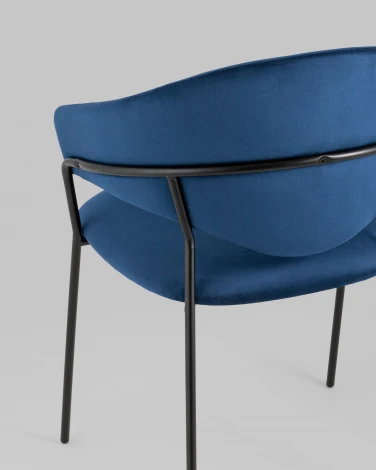 Стул Stool Group Алексис велюр синий УТ000035126