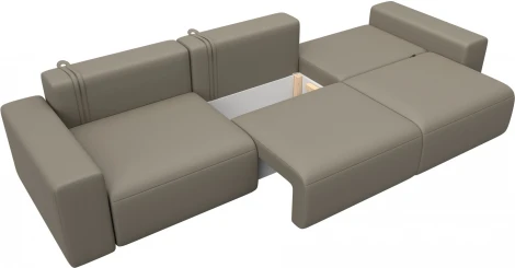 Диван прямой Лига-036 НПБ Классик Лонг Лига Диванов (Экокожа) арт.127669