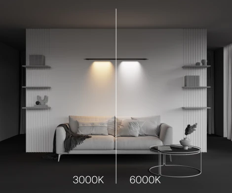 Трековый светильник Downlight 12W 48V Maytoni Points C101CL-L500-12W3-6K-B (LED)