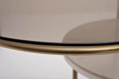 40AD-00065 Столик журнальный (набор 2шт) d48*56/66*37*45,5см Garda Decor