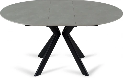 Раздвижной обеденный стол Boddy ОГОГО Обстановочка! (Керамика/Черный,Темно-серый) арт.926796