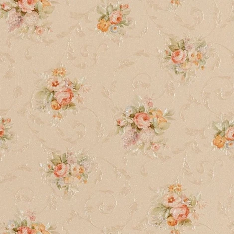 Обои виниловые Zambaiti Satin Flowers III 44637 10,05 x 0,53 м