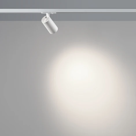 Трековый светильник однофазный светодиодный Novotech Selene 359906 белый трехжильный LED 10W 220V 4000К