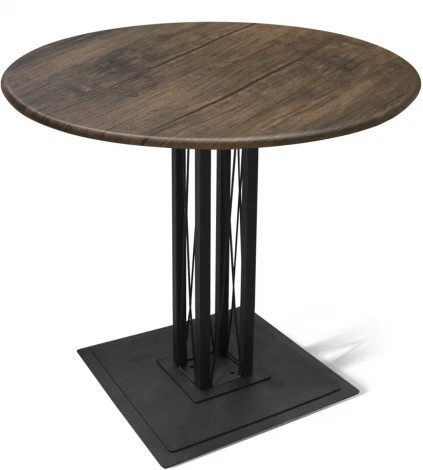 Стол Sheffilton SHT-TU6-BS1/80 МДФ черный муар/палисандр