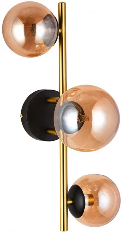 Потолочная люстра на штанге Arte Lamp Gemini A2243PL-3PB (220V, шарики)