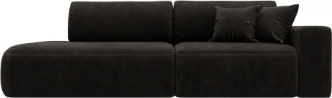 Диван прямой Лига-036 НПБ Модерн подлокотник справа Лига Диванов (Велюр) арт.127708