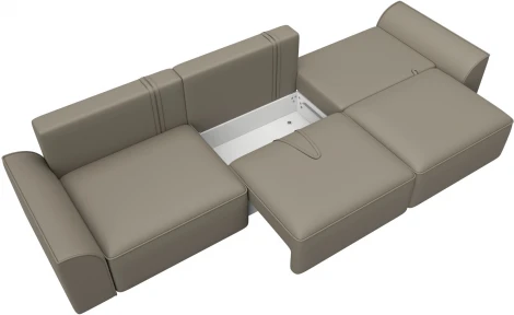 Диван прямой Лига-048 НПБ Лонг Лига Диванов (Экокожа) арт.128249