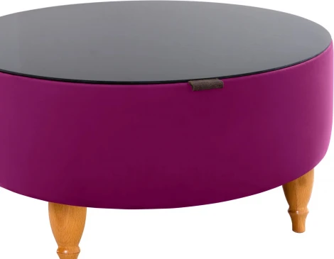 Стол журнальный Italia ОГОГО (арт.339988), (ЛДСП/Фиолетовый)