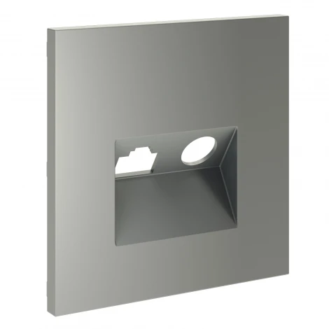 Накладка для розетки TV+RJ45 Voltum S70 VLS002705 (сталь)