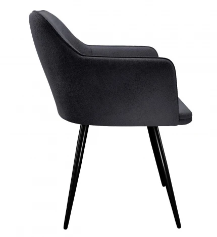 Стул DikLine 277 поворотный TW11 серый, ножки черные арт.00-00079920