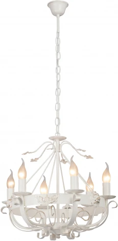 Подвесная люстра V1161-0/6 Vitaluce (220V, на цепи, свеча)