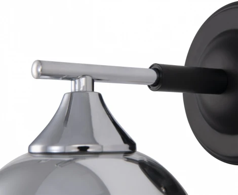 Бра с выключателем Arte Milano Napoli-9354 339354/1W CR+BK (220V)
