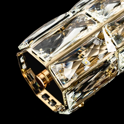 Подвесной светильник светодиодный хрустальный Modelux ML.340.1200 GD