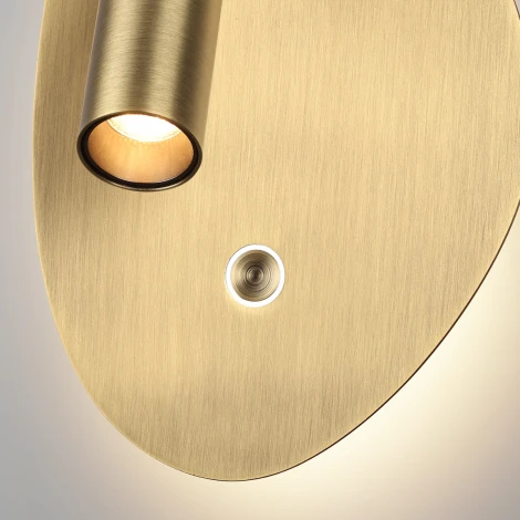 Спот настенный Odeon Light Roy 7185/9WL брашированная бронза/металл IP20 LED 9W 580Лм 2700K/3300K/4000K 120° 220V