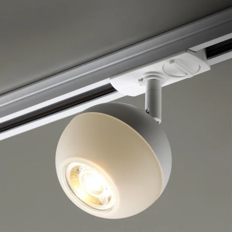 Светильник трековый однофазный трехжильный Garn 370824 (220V, шар)