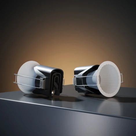 Светильник встраиваемый светодиодный IP44 Elektrostandard Arco 15274/LED 12W 4000K белый IP44