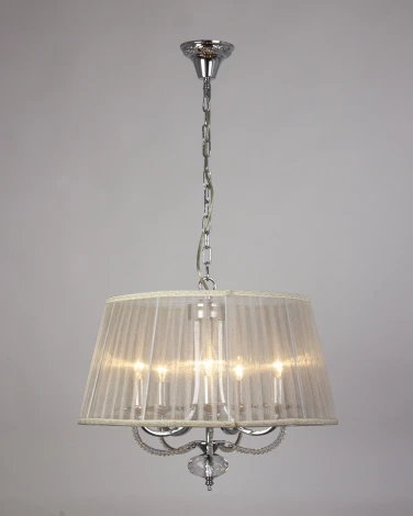 Подвесная люстра Josephine 3007/5(chrome) Abrasax (220V, на цепи)
